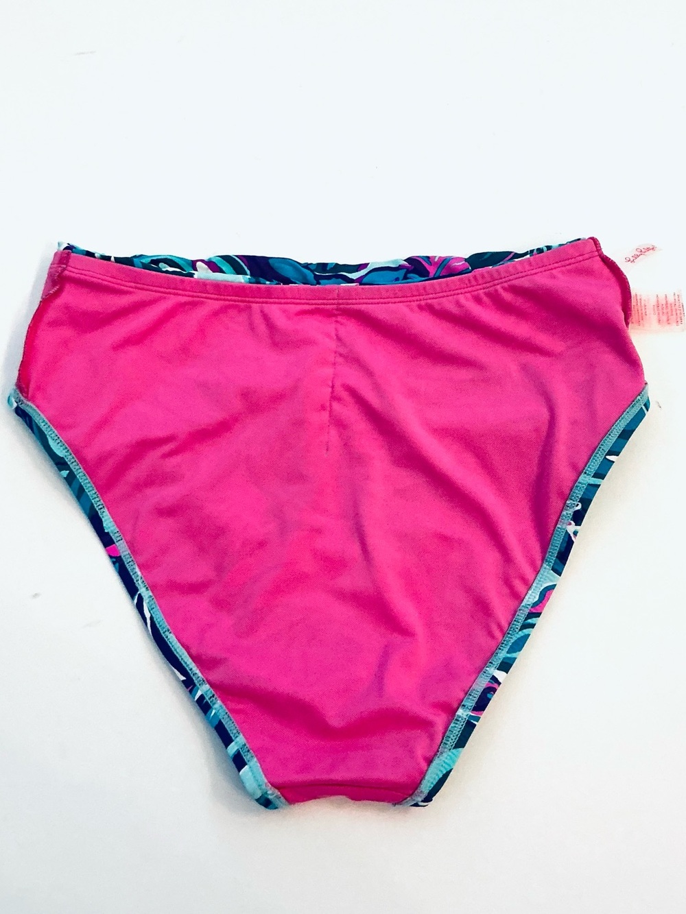 LILLY PULITZER Meechi Bikini Top, High-Waisted Lagoon Sarong Hipster Bottom Sz 4 - Picture 11 of 16